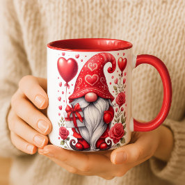 Taza Personalized Christmas Gnome Mug 