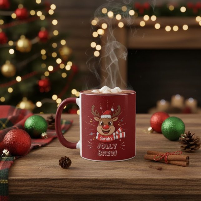Taza Personalized Christmas Mug | Custom Name Holiday  (Subido por el creador)