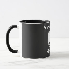 Taza Personalized couple with custom names and year
