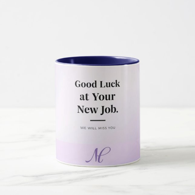 Taza Personalized Coworker Farewell Mug – Custom Name (Centro)
