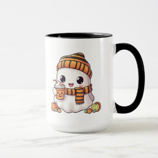 Taza Personalized Cozy Ghost and Pumpkin Spice Autumn M