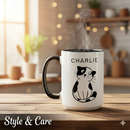 Taza Personalized Custom Pet Mug with Photo and Name