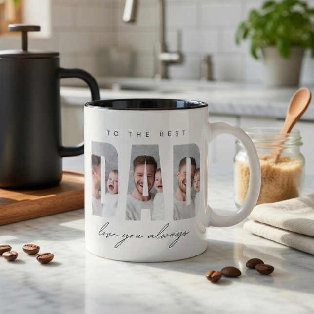 Taza Personalized Dad Photo Mug Gift | Best Dad Ever  (Subido por el creador)