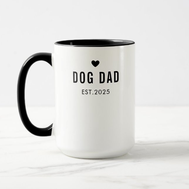 Taza Personalized Dog Mom – Custom Name Mother’s Day (Izquierda)