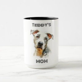 Taza Personalized Dog Mom Photo Combo Mug | Custom Gift