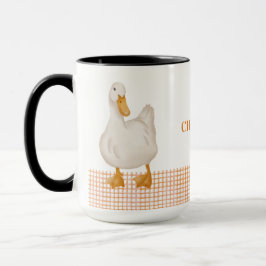 Taza Personalized Duck – Cute Farm Animal Design