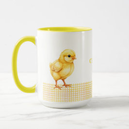 Taza Personalized Farm Animal Mug – Cute Chick Design