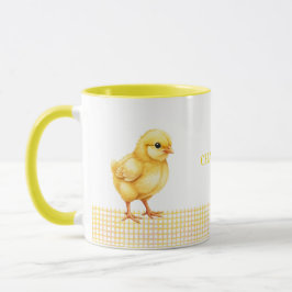 Taza Personalized Farm Animal Mug – Cute Chick Design