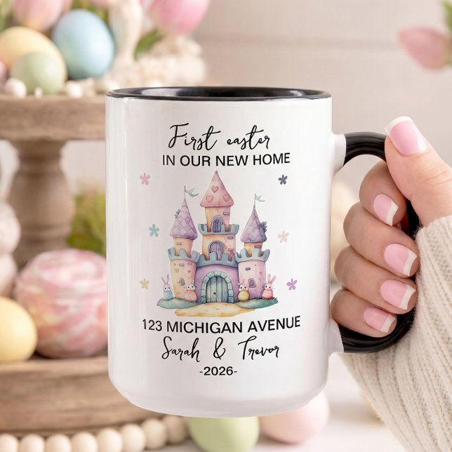 Taza Personalized First Easter in Our New Home Couple (Subido por el creador)