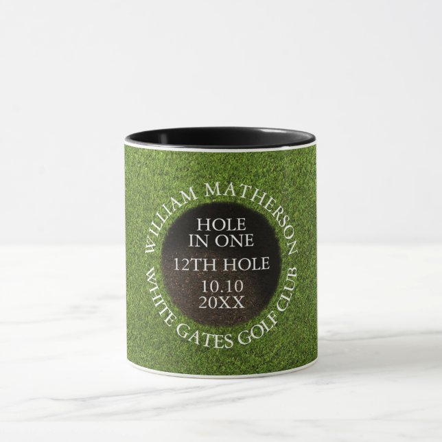 Taza Personalized Golf Hole in One Award (Centro)