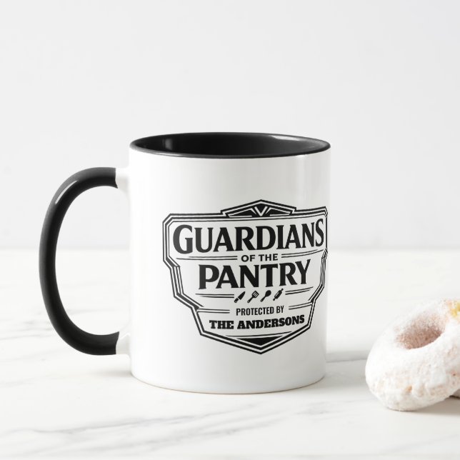 Taza Personalized Guardians of the Pantry Mug (Con donut)