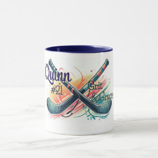 Taza Personalized Hockey Player Mug
