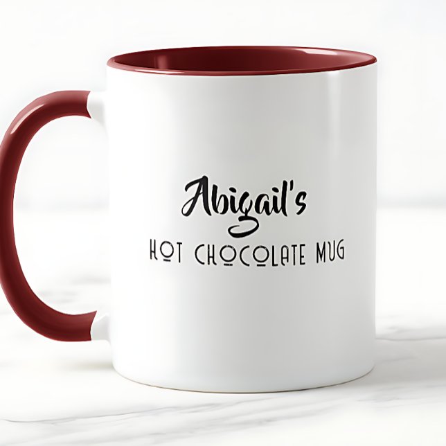 Taza  Personalized  Hot  Chocolate Mug (Subido por el creador)