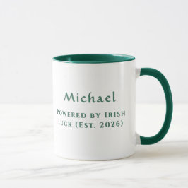 Taza  Personalized Irish Luck Celtic Lanterns Mug
