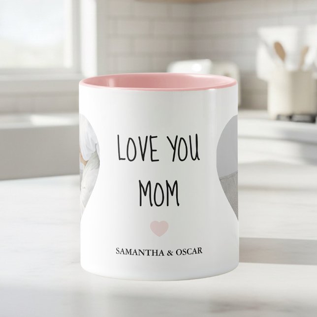 Taza Personalized “Love You Mom” Photo | Custom Gift (Subido por el creador)