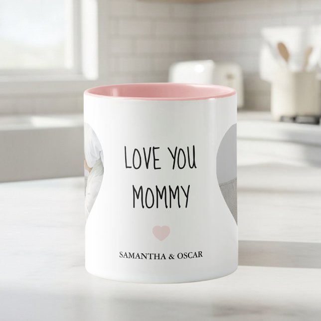 Taza Personalized “Love You Mommy” Photo | Custom Gift (Subido por el creador)