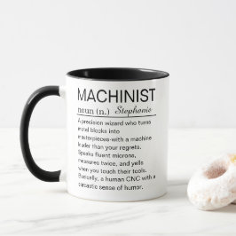 Taza Personalized Machinist Definition