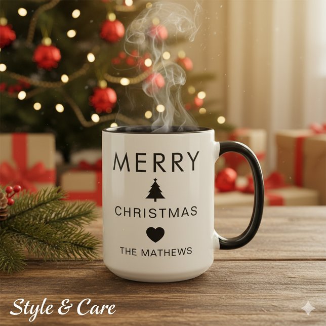 Taza Personalized Merry Christmas Custom Mug Holiday St (Personalized Merry Christmas Custom Mug Holiday Style)