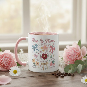 Taza Personalized Mom Photo Mug Cute Design