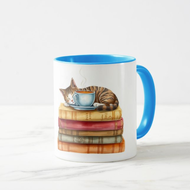 Taza Personalized Morning Coffee Cat Ritual Cozy (Anverso derecho)