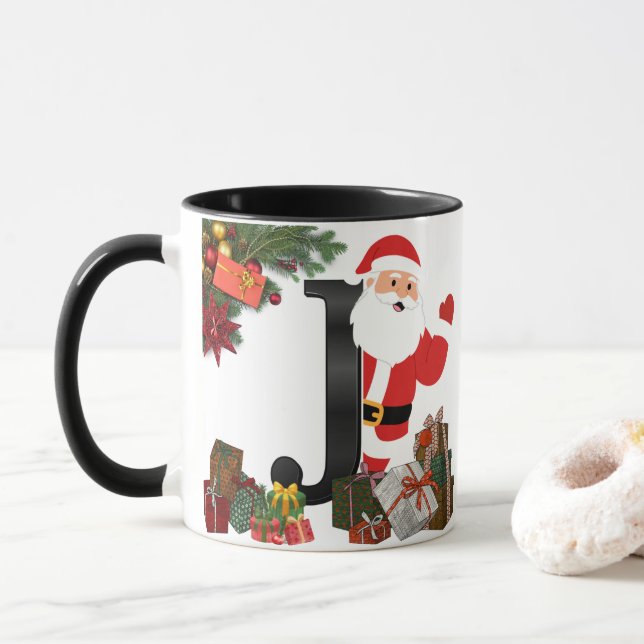 Taza Personalized Mug with Letter (Con donut)