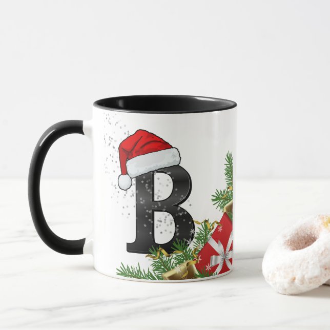 Taza Personalized Mug with Letter (Con donut)