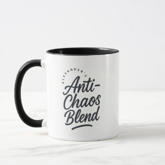 Taza Personalized Name Anti-Chaos Blend Gift Coffee