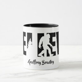 Taza Personalized name Sasquatch Cryptid Believe 
