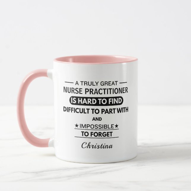Taza Personalized Nurse Practitioner (Izquierda)