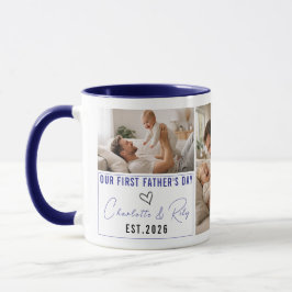Taza Personalized Photo Mug – Our First Father’s Day