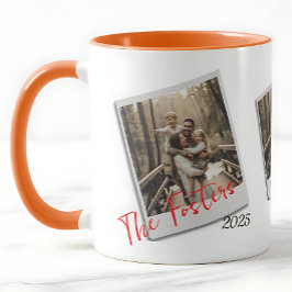 Taza Personalized Polaroid Family Photo  - Modern gift