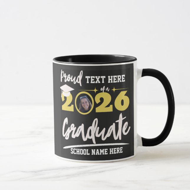 Taza Personalized Proud Family Graduation Class of 2026 (Derecha)