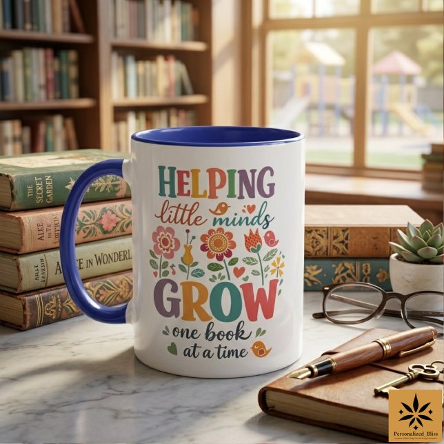 Taza Personalized School Librarian | Happy School  (Personalized School Librarian | Happy School Mug
)