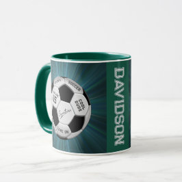 Taza Personalized Soccer Ball Birthday  | Age Name Text