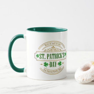 Taza Personalized St. Patrick's Day I Luck of the Irish