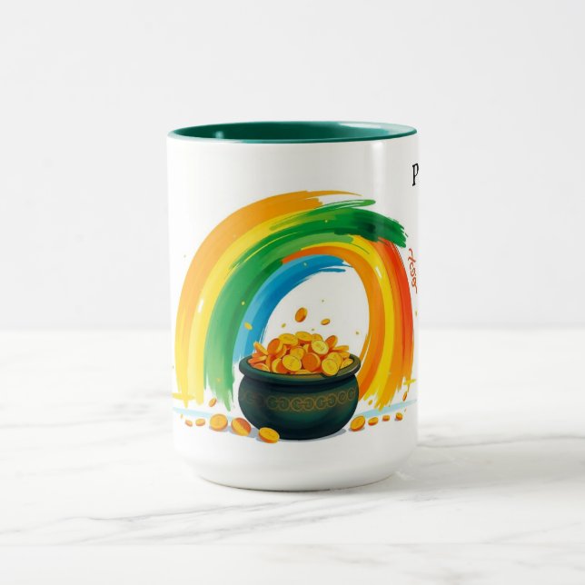 Taza Personalized St. Patrick's Day Pot of Gold (Centro)