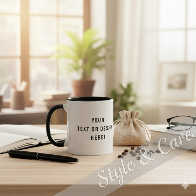Taza Personalized Text Ceramic Combo Coffee Mug (Personalized Text Ceramic Combo Coffee Mug)