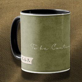 Taza Personalized "To Be Continued" Forest Storyteller 