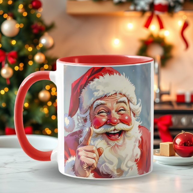 Taza Personalized Vintage Santa Claus Christmas (Subido por el creador)
