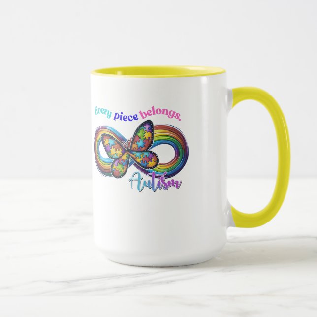 Taza Pertenecer a cada sip - Mug del rompecabezas del a (Derecha)