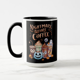 Taza Pesadilla antes del café Pumpkin Spice Halloween