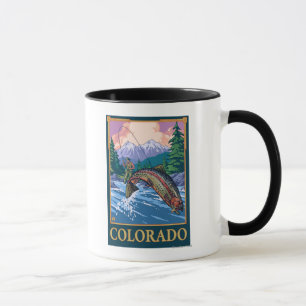 Taza Pesca con mosca SceneColorado