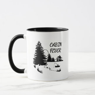 Taza Pesca de fiebre de la cabaña Café Mug