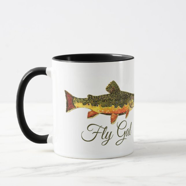 Taza Pesca de la mosca GAL Brook Trut Fisherwoman (Izquierda)