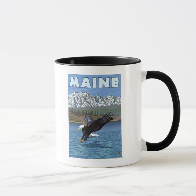 Taza Pesca de MaineEagle (Derecha)
