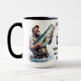 Taza Pesca de pescador con cita