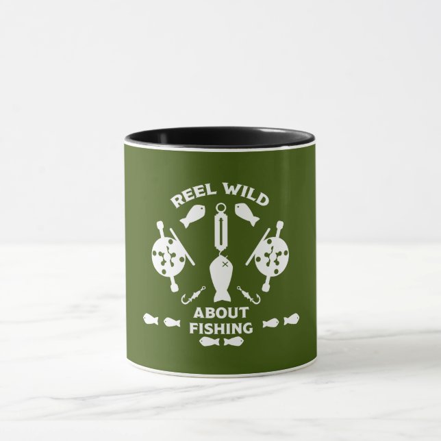 Taza Pesca de salmón Canadá (Centro)