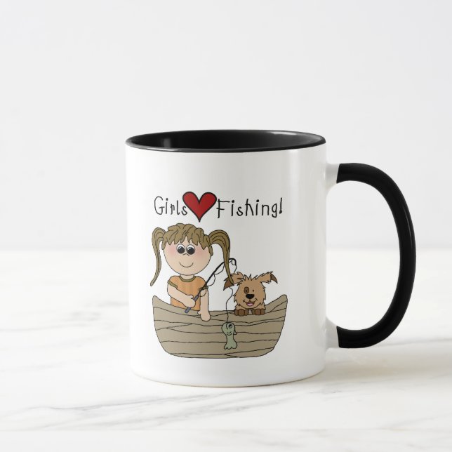 Taza Pesca del amor de los chicas (Derecha)
