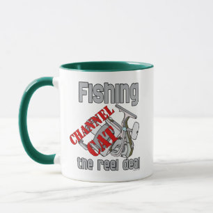 Taza Pesca del gato del canal de la pesca El negocio de