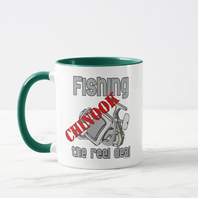 Taza Pesca Del Salmón Chinook (Izquierda)